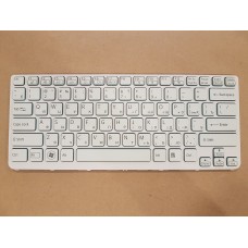 Клавиатура для ноутбука Sony Vaio SVE14A белая, с подсветкой, б/у